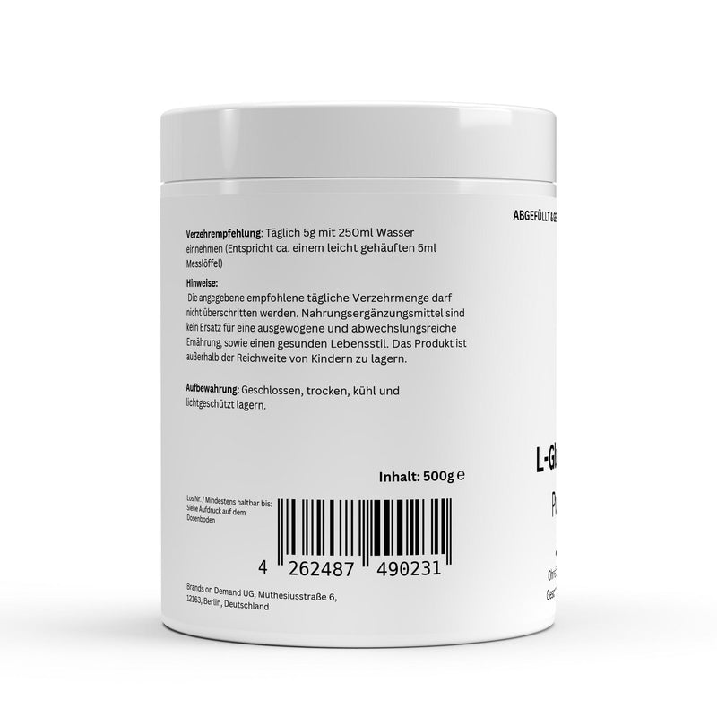 L-Glutamine Powder (500g) - Puravitale Labs