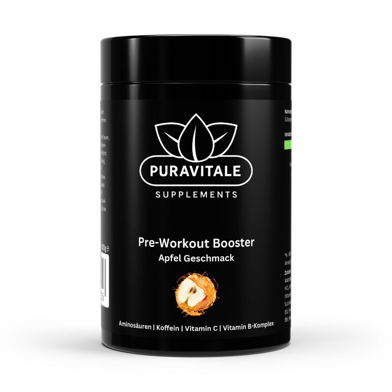 Pré Treino Booster Maça (520g) - Puravitale Supplements