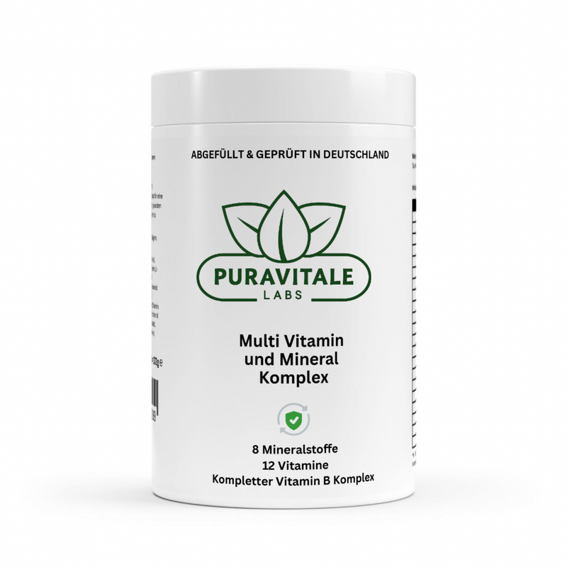 Multivitamin & Mineral Complex (120 Softgels) - Puravitale Labs