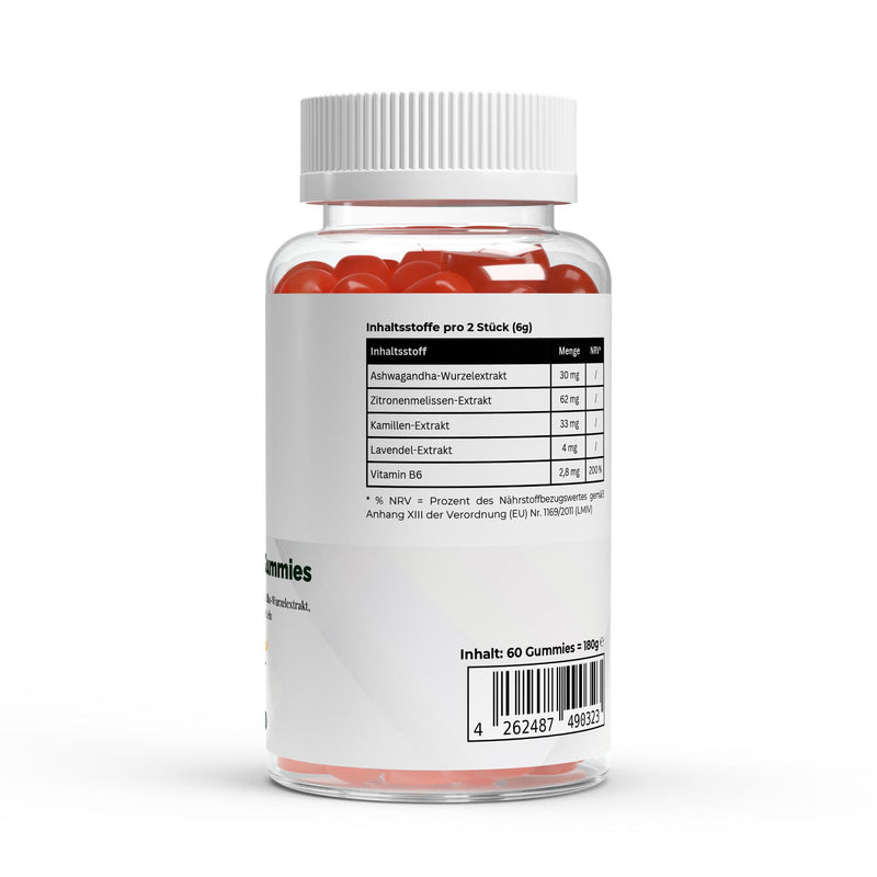 Ashwagandha Gummies + B6 Mango Flavor (60 pcs) - Puravitale Labs