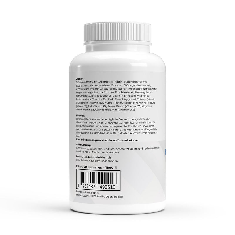 Multivitamínico + Mineirais (Gummies Veganos 60 pcs) - Puravitale Labs